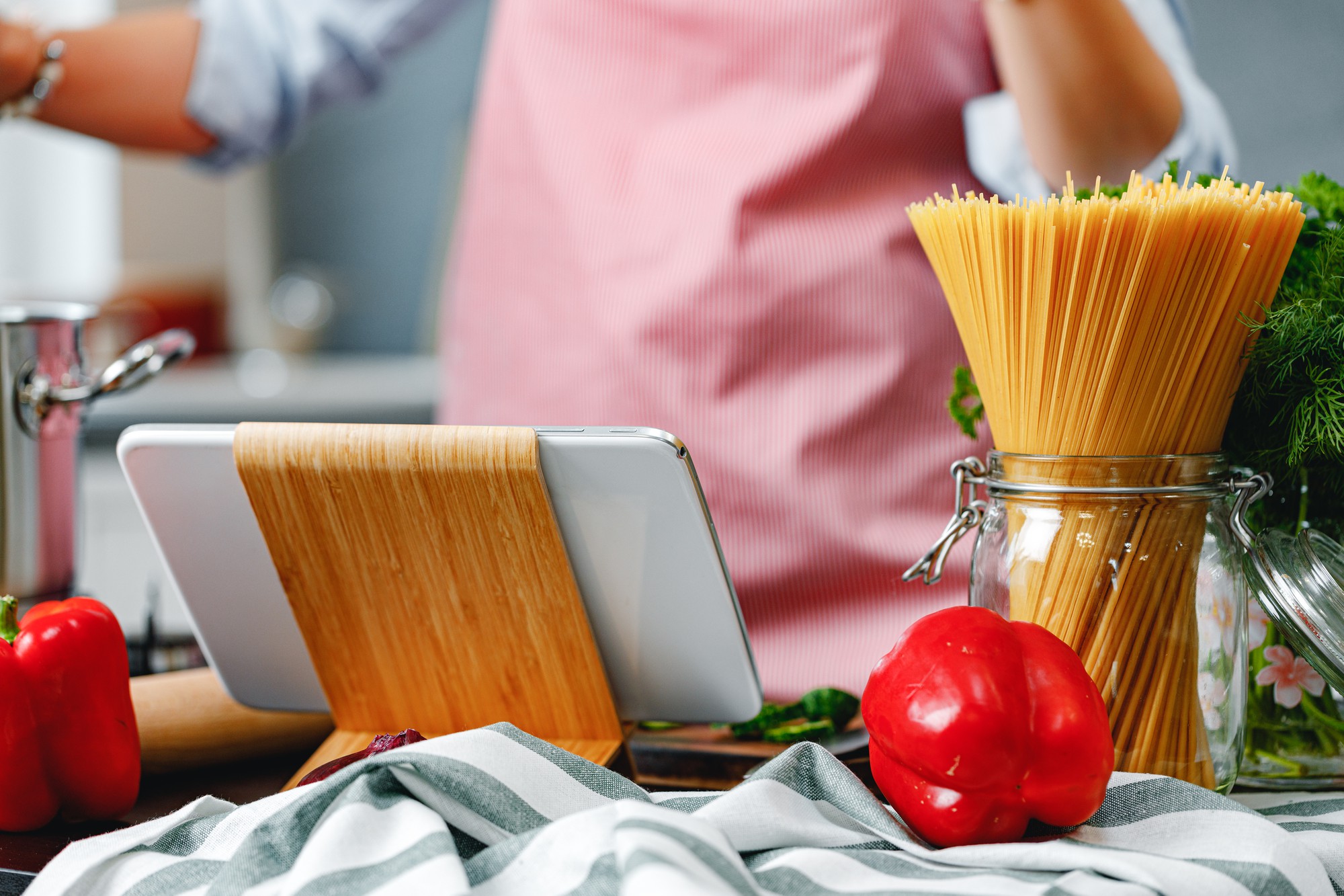 Interno di una cucina didattica